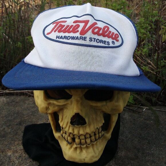 Vintage True Value Hardware Stores Snap Back Trucker Hat Cap - Picture 1 of 7